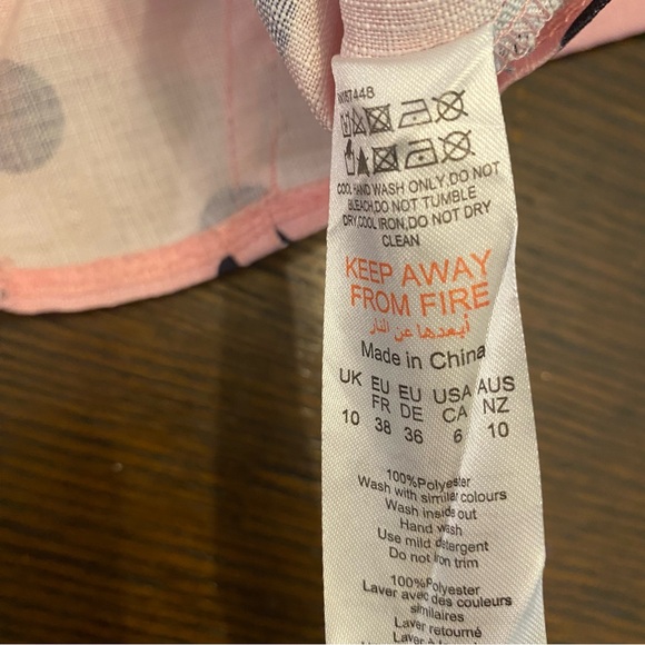 NWOT PLT Pink Polkadot Off Shoulder Corset Top & Mini Skirt Size 6 - Picture 14 of 14